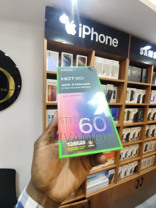 New Infinix Hot 60i 256 GB Blue - thumbnail 2