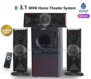 Nunix 3.1 Mini Home Theater System Nu-A60 and a Remote Control Woofer