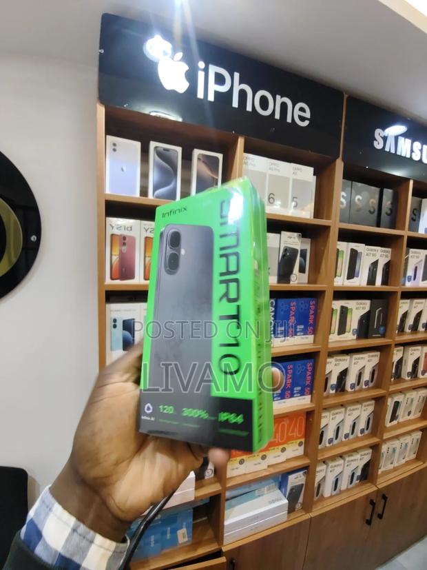 New Infinix Smart 10 64 GB Black - thumbnail 2
