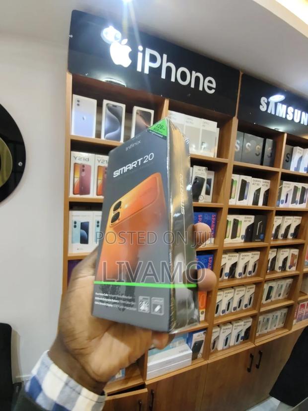 New Infinix Smart 20 64 GB Blue - thumbnail 4
