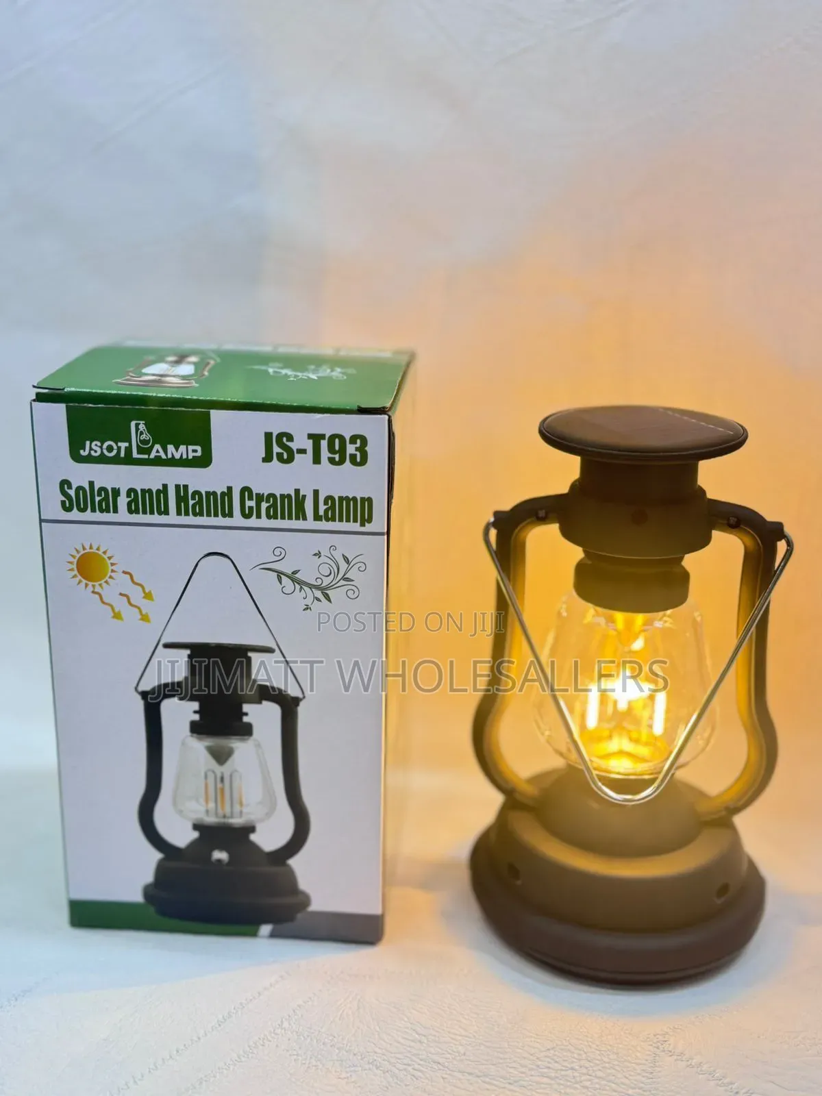 Js-t93 Solar And Hand Crank Lamp Lantern
