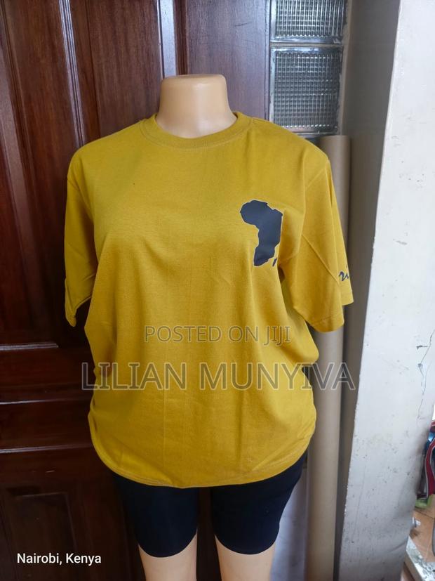 Mustard Tshirts With Branding - thumbnail 3