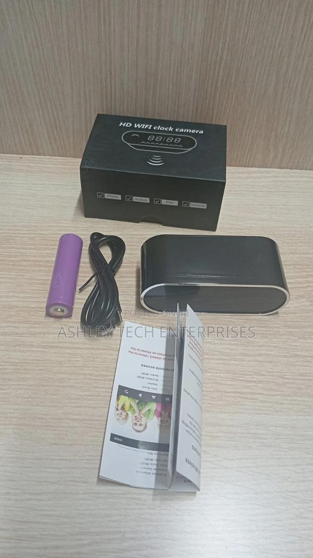 Smart Clock Hidden CCTV Camera