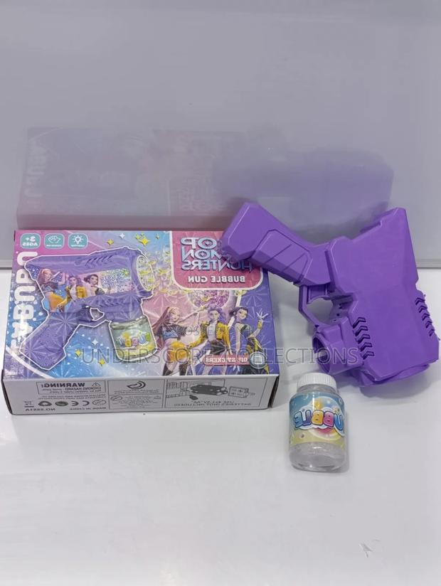 Girl Labubu Bubble Gun Electronic Foaming