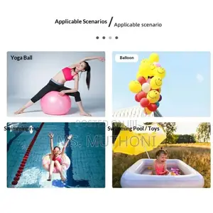 Manual Foot Pump for Beach Balls, Pool Floats, and Air Mattresses.