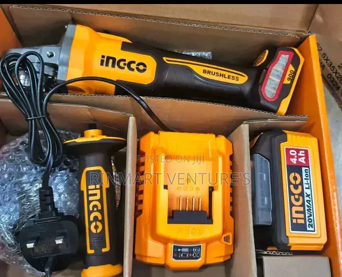 Ingco Cordless Angle Grinder 20v