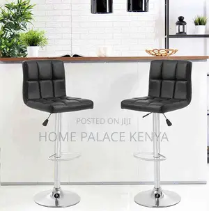 Bar Stool: Adjustable Height Bar Stool With Footrest