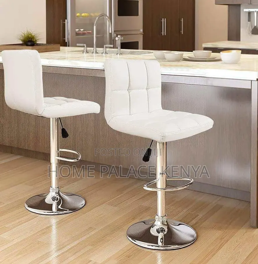 Bar Stool: Adjustable Height Bar Stool With Footrest