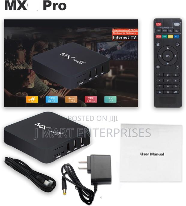 Mx Pro 5g Smart Ultra Hd Media Player Wifi 6 Bt