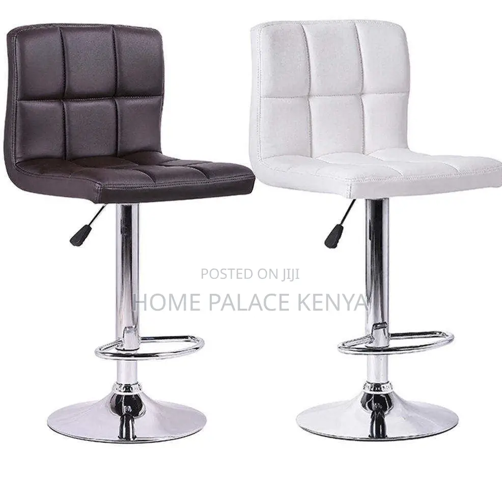 Bar Stool: Adjustable Height Bar Stool With Footrest
