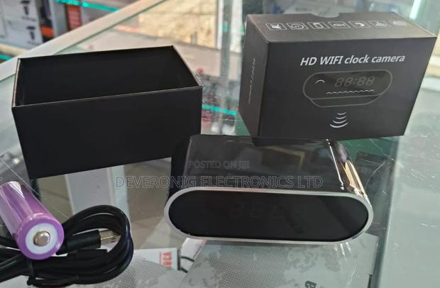 Hidden Camera Built Into a Clock Design - main view