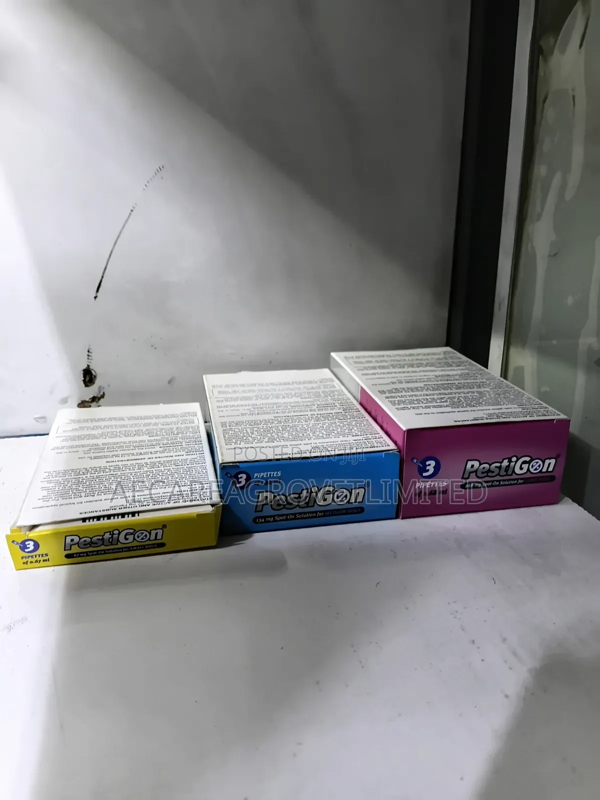 Pestigon Spot-on Pippete 0.67ml Small, 1.34ml Medium, 2.68ml Large Dog