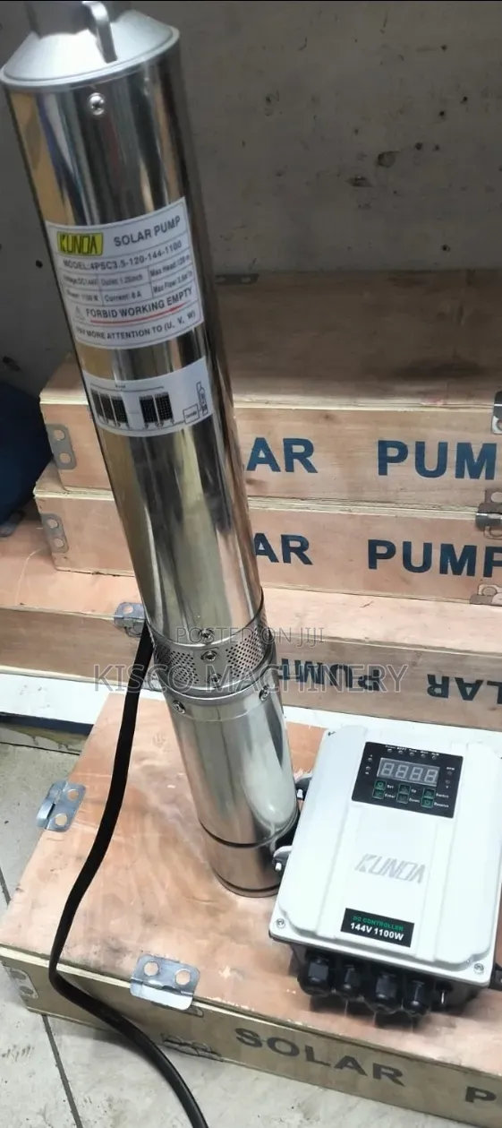 Heavy Duty 1500w 120m Kunda Submersible Solar Water Pump (144v)