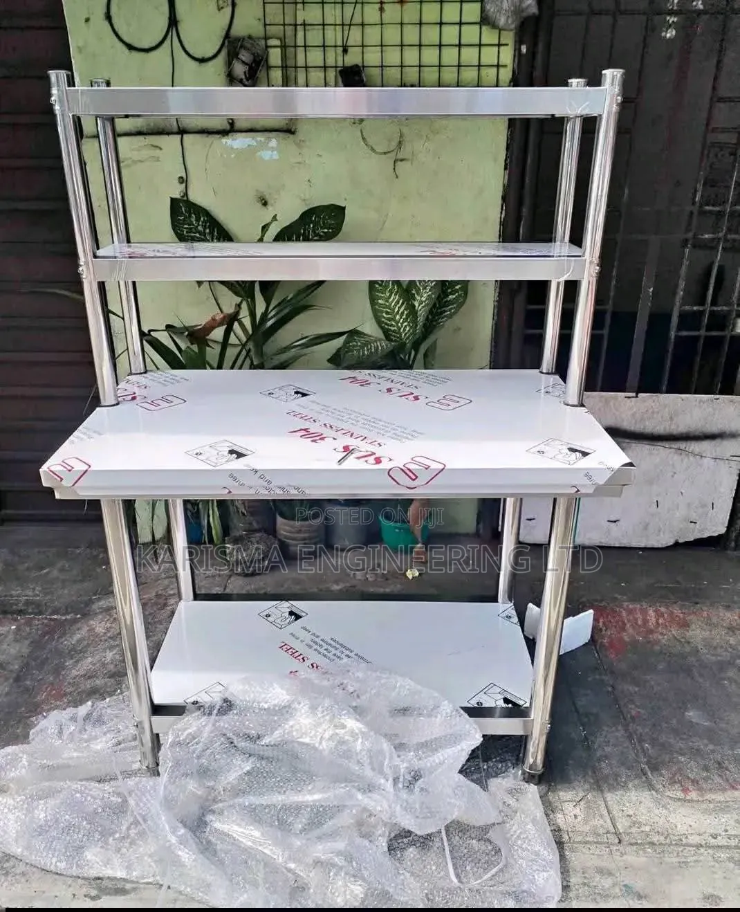 Stainless Steel Kitchen Preparation Table