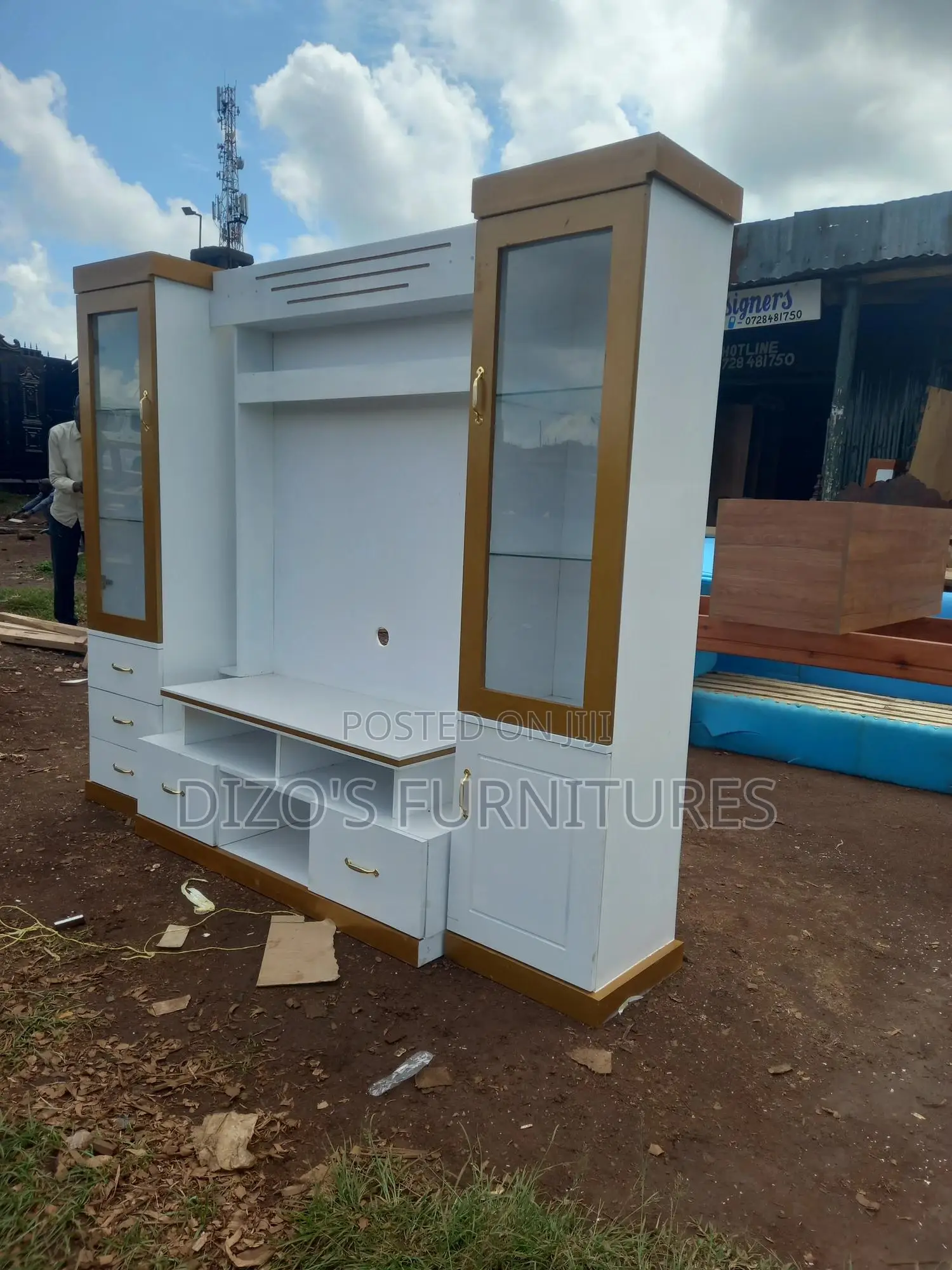 White Entertainment Unit
