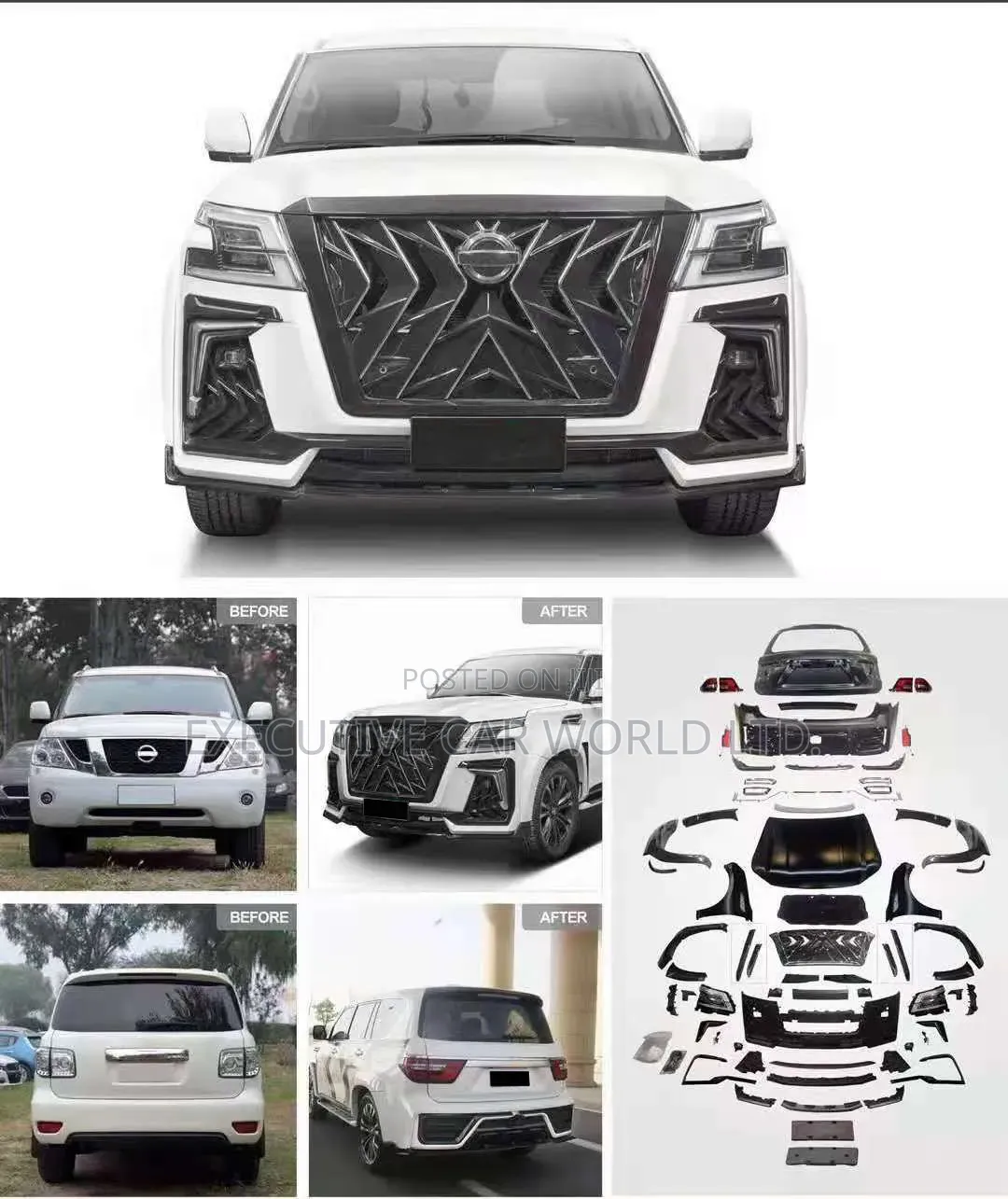 Nissan Patrol Black Hawk Facelift Kit