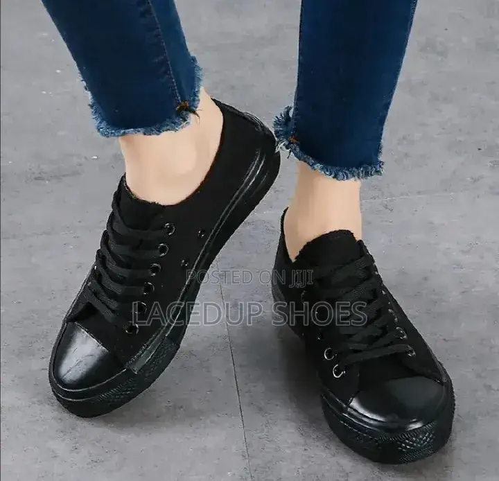 All Black Converse Shoes
