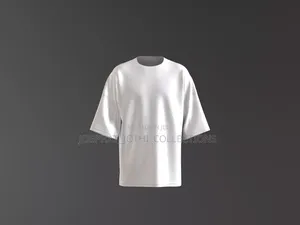 Plain White Cotton T-Shirt A
