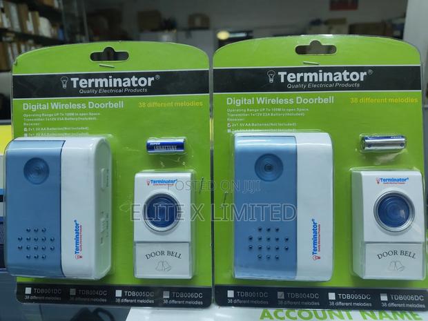 Terminator Digital Wireless Doorbell Tdb004dc - main view