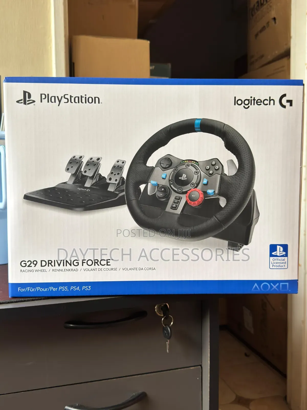 Logitech G29 Driving Force Racing Wheel And Pedals Set For Playstation