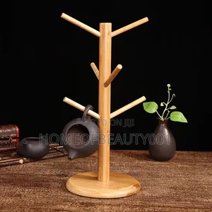 Creative Bamboo Cup Holder.