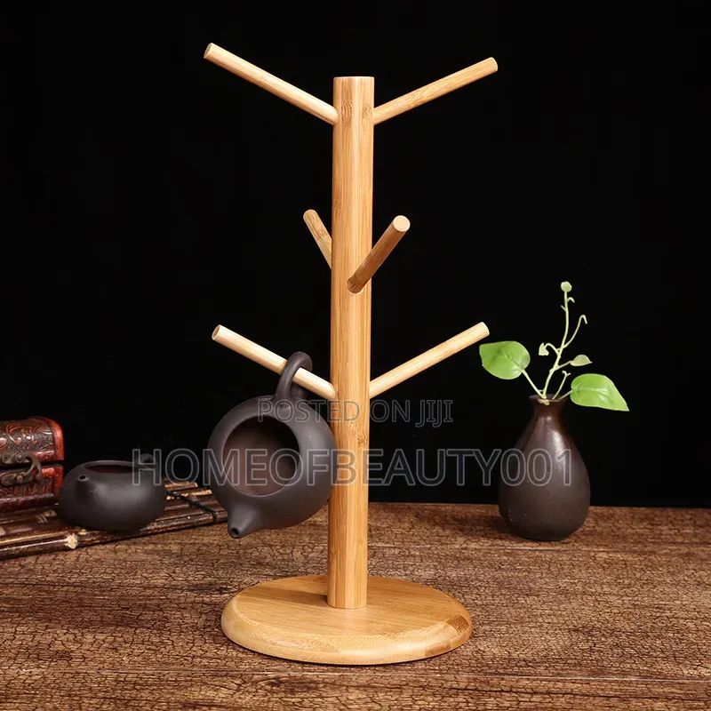 Creative Bamboo Cup Holder.