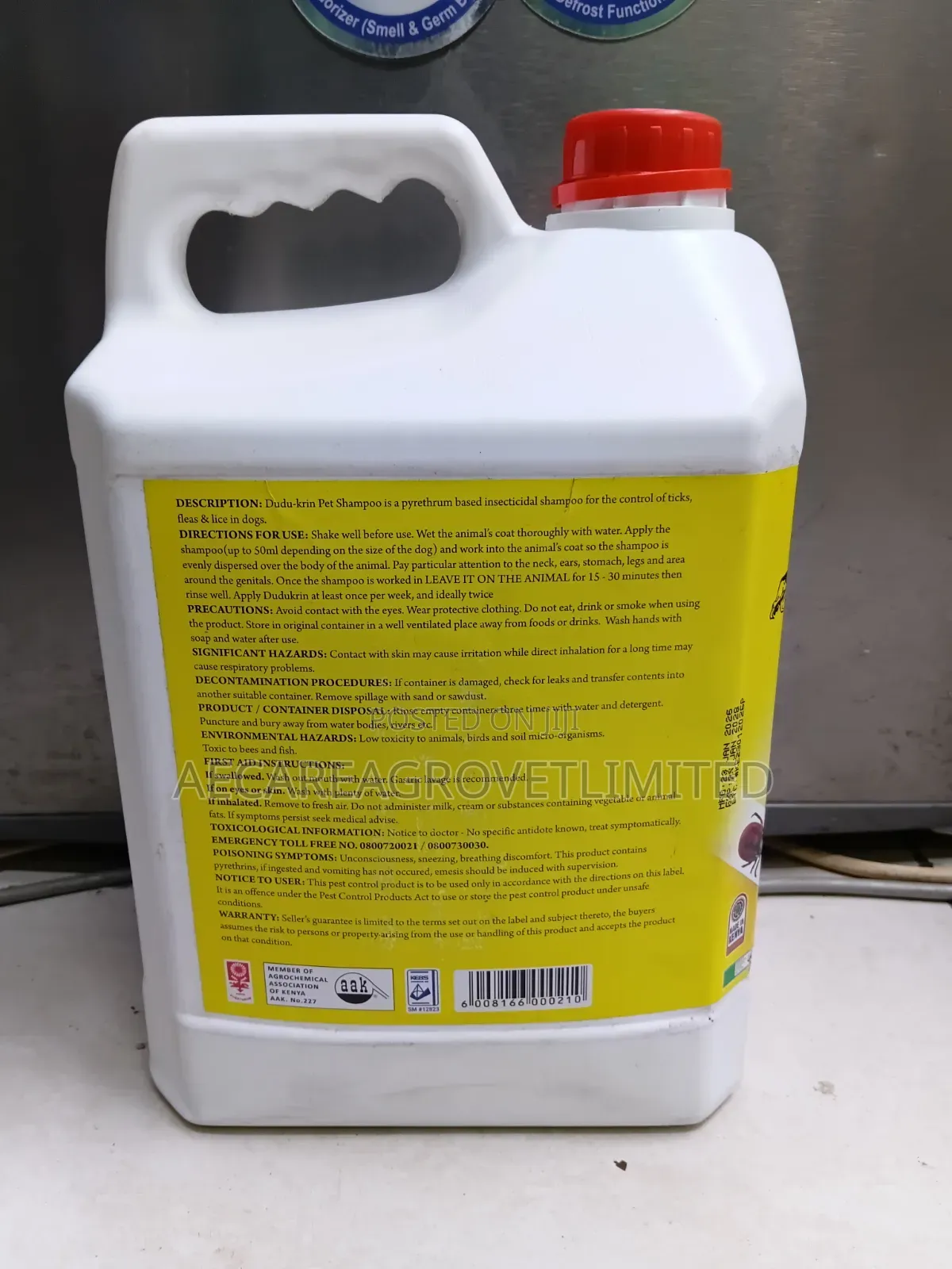 Dudukrin Insecticidal Pet Shampoo 250ml, 500ml, 1litre, 5litres