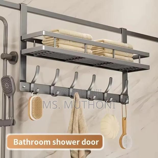 Over the Door Multipurpose Hanger With Hooks - thumbnail 4