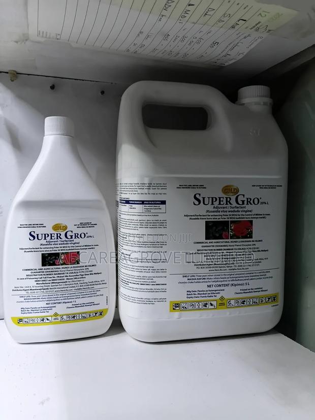 Super Gro Organic Fertilizer Adjuvant/Surfactant 20% 1l , 5 Litres