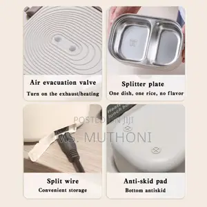 Insulated Stainless Steel Electric Portable Lunch Box