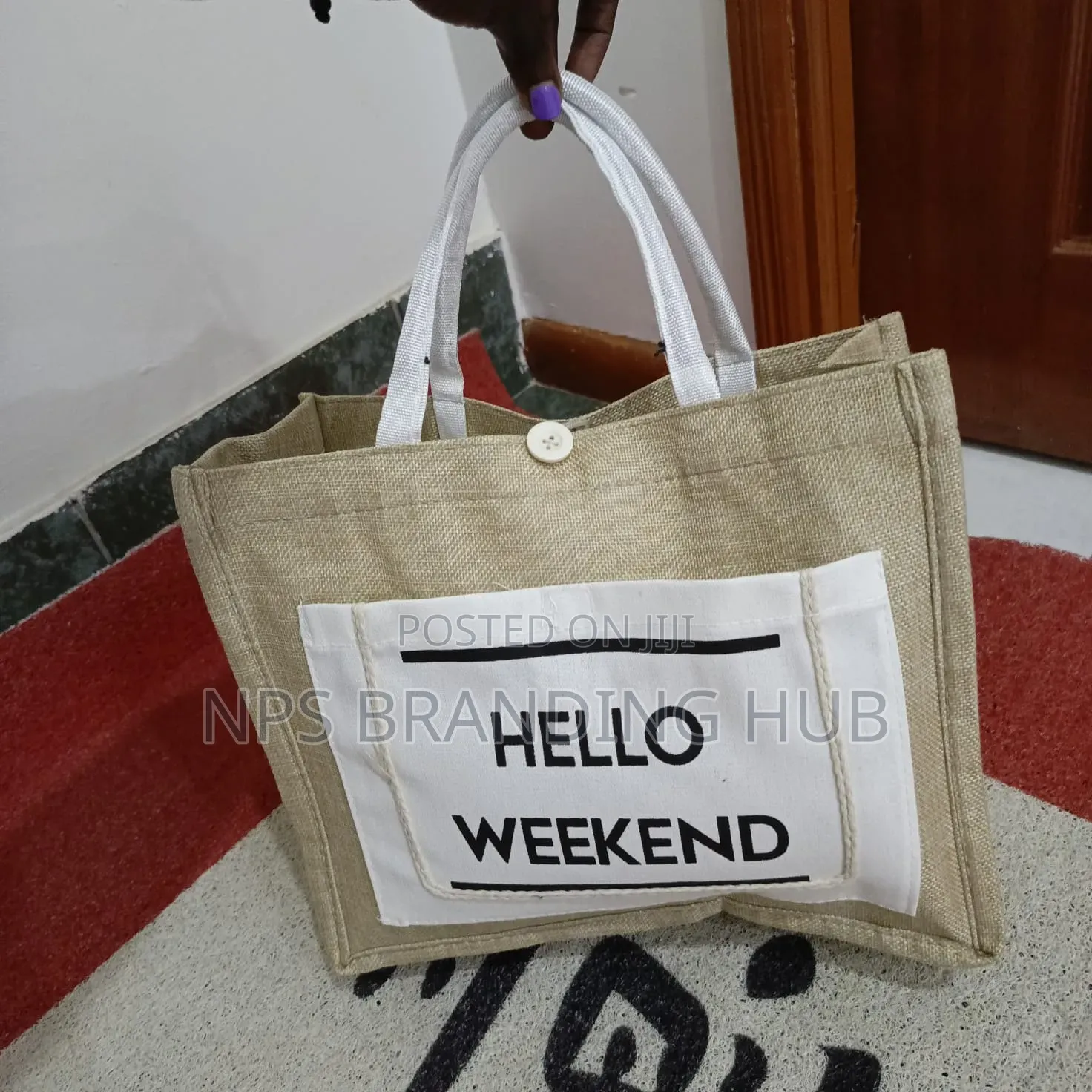 Geometric Print Pattern Tote Bag Size: 34cm*17cm*28cm R.T