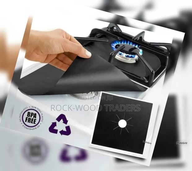 Washable , Reusable Gas Cooker Protector 4pcs - thumbnail 2