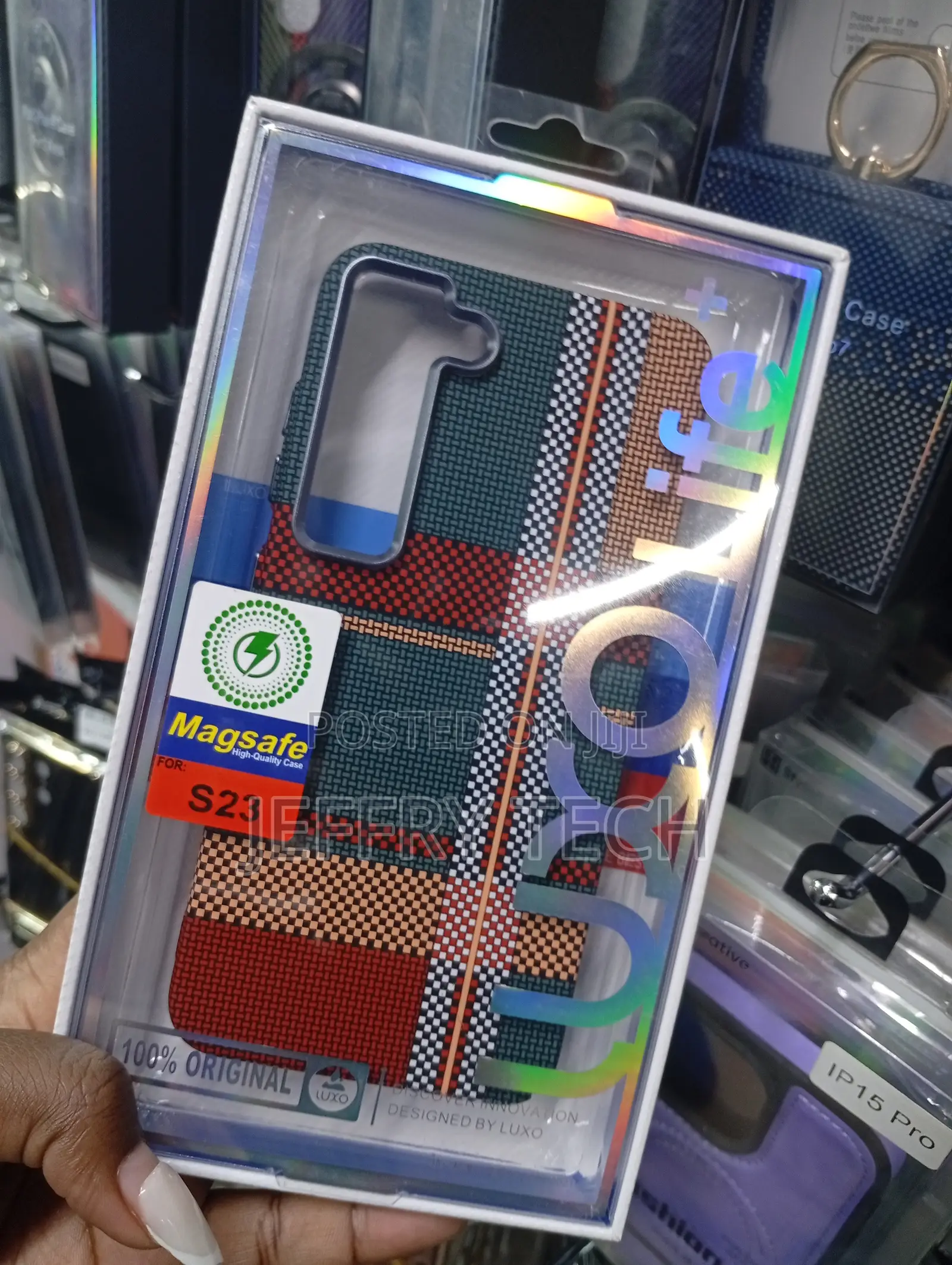 Samsung Galaxy S23 Checkerboard Pattern Case