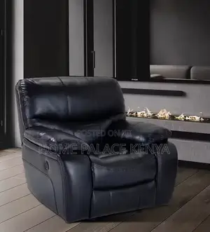Recliner Sofa: Single Person Leather Reclining Chair
