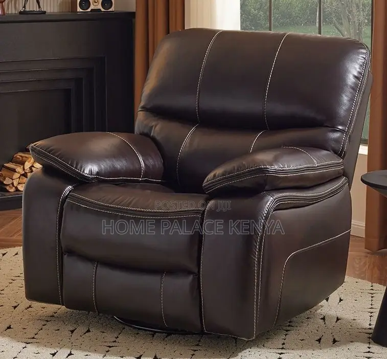 Recliner Sofa: Single Person Leather Reclining Chair