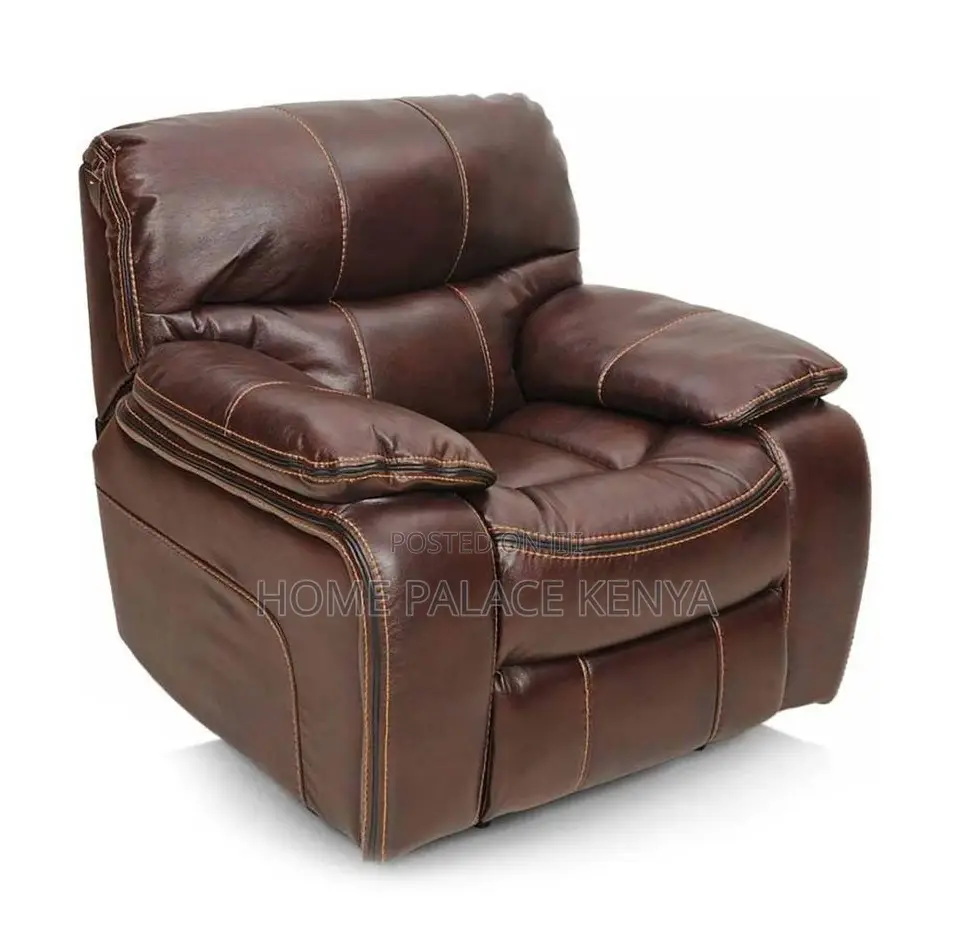 Recliner Sofa: Single Person Leather Reclining Chair