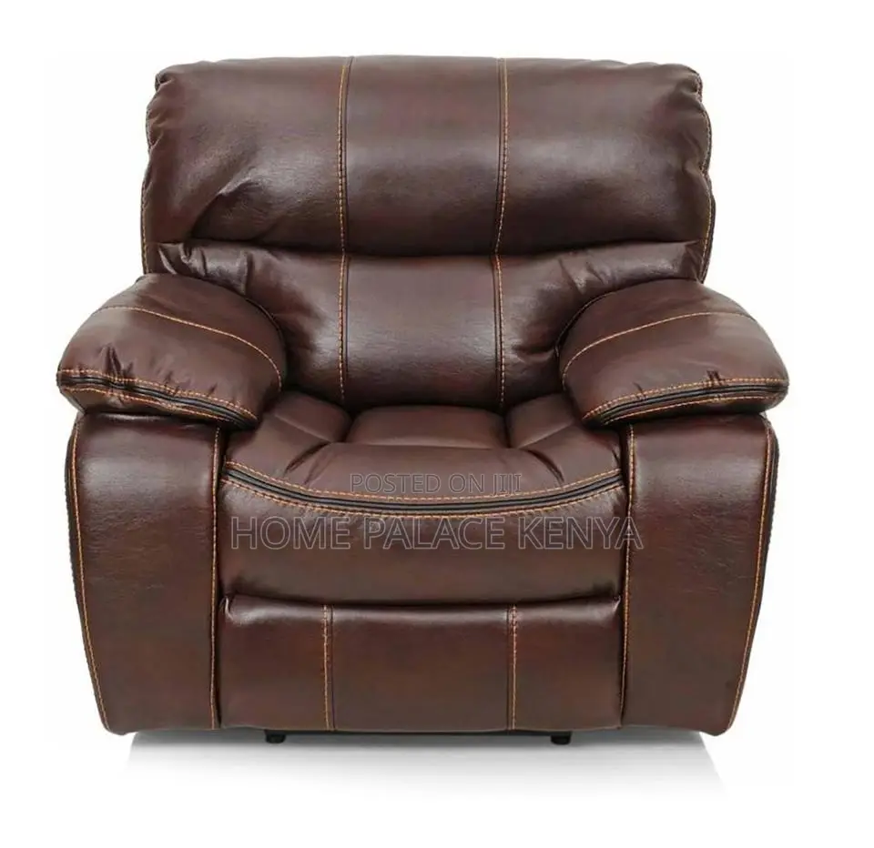 Recliner Sofa: Single Person Leather Reclining Chair