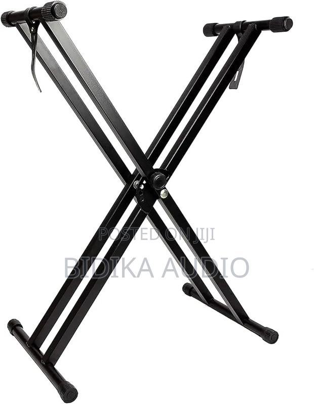Quality Double Frame X-Style Keyboard Stand