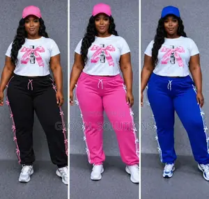 Trendy 3-Piece Cotton Jogger Sets