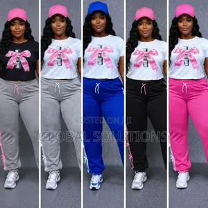 Trendy 3-Piece Cotton Jogger Sets