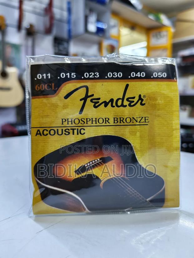 Quality Fender 60cl Phosphor Bronze Acoustic Guitar Strings
