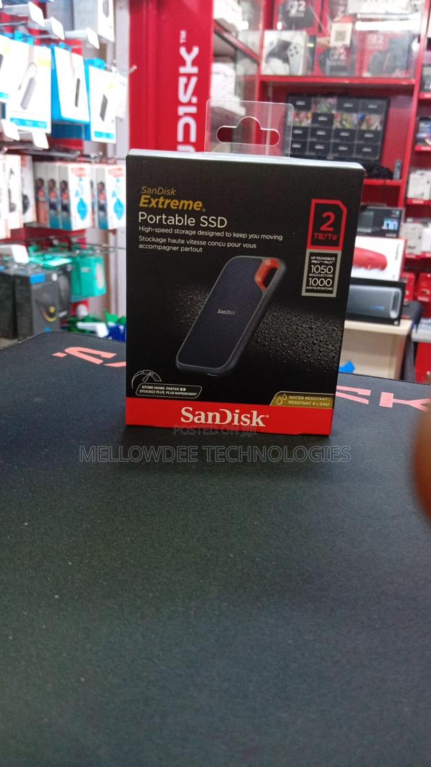 Sandisk Extreme Portable SSD - 2tb - main view
