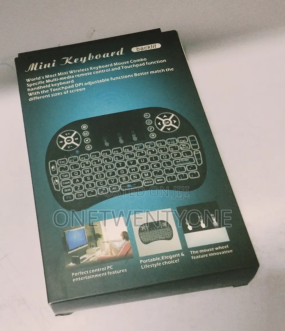 Mini Wireless Keyboard With Inbuilt Touch Pad