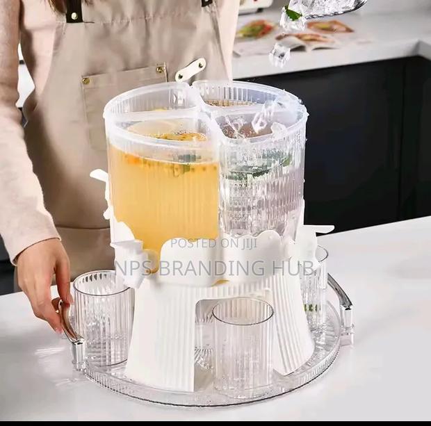 4-compartment Rotating Beverage Dispenser Maa - thumbnail 2