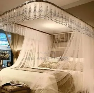 Portable Purple Mosquito Net With Metallic Stand ,•√•