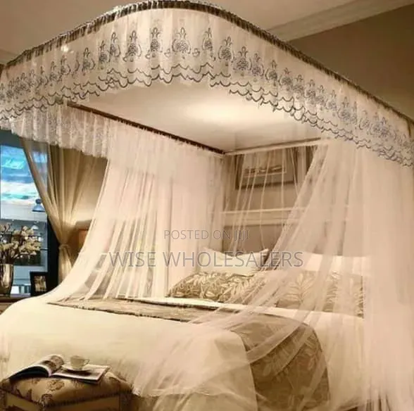 Portable Purple Mosquito Net With Metallic Stand ,•√•