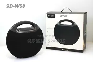 C-Sonic Sd-W68 (Petosonic or Etosonic), Portable Bluetooth Speaker.