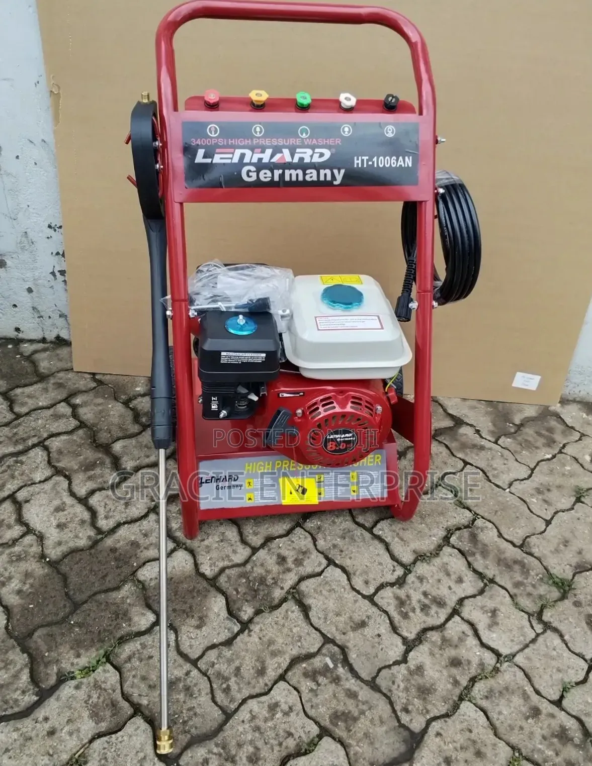 3400 Psi 8hp Lenhard Germany High Pressure Washer