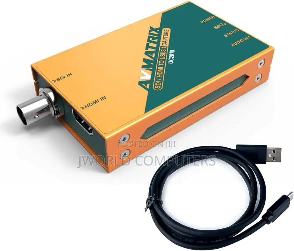 Av Matrix Uc 2018 Sdi/Hdmi to Usb 3.1 Type C Video Capture Card