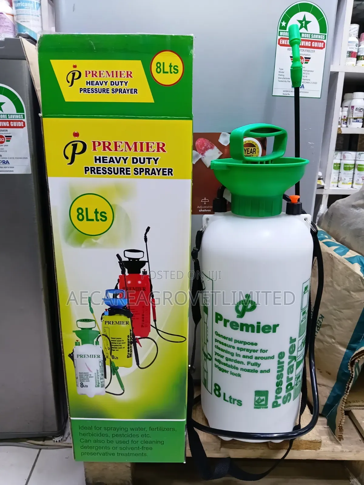 Premier Heavy Duty Pressure Sprayer 8 Litres